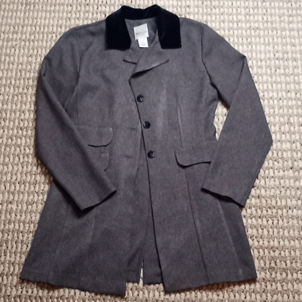 JR Bentley Jacket Size 6 Coat Button Up Long Peacoat Top